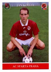 Jan Koller - Sparta Praha - PAPYRO 1995-96
